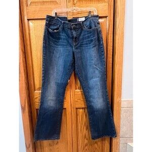 Gap 1969 Boot Cut Jeans Women’s 16L Long Stretch Dark Wash Y2K Denim